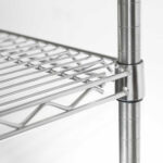 Stalgast Lagerregal aus Chromstahl 910x455x1800 mm (BxTxH) – Bild 2