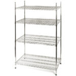 Stalgast Lagerregal aus Chromstahl 1525x455x1800 mm (BxTxH)