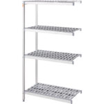 Stalgast Lagerregal aus Aluminium mit 2 Beinen 1164x460x1680 mm (BxTxH)