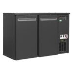 Serrco by Tefcold High-End-Backbar-Kühlschränke SCL-22MU+, Anthrazit RAL 7021, EEK B