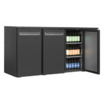 Serrco by Tefcold High-End-Backbar-Kühlschränke SCL-222MU+, Anthrazit RAL 7021, EEK C – Bild 2