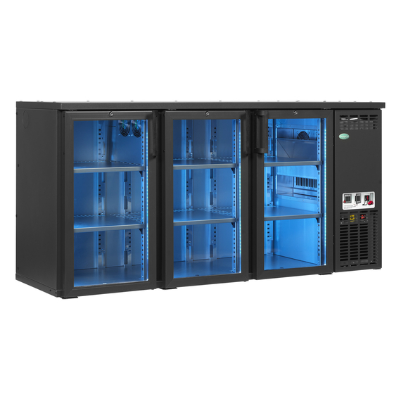 68923-SCL-222GMU.jpg Serrco by Tefcold High-End-Backbar-Kühlschränke SCL-222GMU+, Anthrazit RAL 7021, EEK C – Bild 1