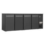 Serrco by Tefcold High-End-Backbar-Kühlschränke SCL-2222MU+, Anthrazit RAL 7021, EEK C