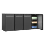 Serrco by Tefcold High-End-Backbar-Kühlschränke SCL-2222MU+, Anthrazit RAL 7021, EEK C – Bild 2