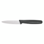Was Germany Schälmesser HACCP KNIFE, 17,5 cm, schwarz, Edelstahl, Kunststoff