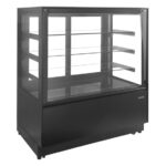 Tefcold Display-Backwarentheke PDA3-CTF120B-1, Schwarz / Glas, EEK B