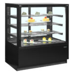 Tefcold Display-Backwarentheke PDA3-CTF120B-1, Schwarz / Glas, EEK B – Bild 2