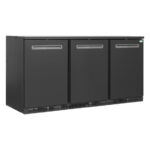 Serrco by Tefcold High-End-Backbar-Kühlschränke SGD-360E, Anthrazit RAL 7021, EEK D