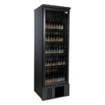 Serrco by Tefcold High-End-Glastür-Kühlschrank SGD-300GE, Anthrazit RAL 7021, EEK F – Bild 2