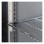 Serrco by Tefcold High-End-Glastür-Kühlschrank SGD-300GE, Anthrazit RAL 7021, EEK F – Bild 4