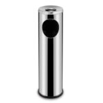 Hendi Mülleimer Standmodell mit Aschenbecher, 15L, ⌀200x(H)700mm