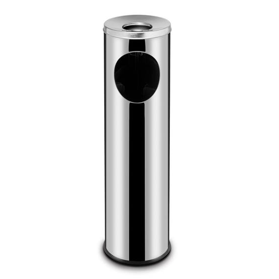 691380.jpg Hendi Mülleimer Standmodell mit Aschenbecher, 15L, ⌀200x(H)700mm – Bild 1