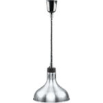 Wärmelampe zur Deckenbefestigung, silber, 0,25 kW, Ø 290 mm