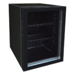 IARP Flaschenkühlschrank Counter-68Black, Schwarz, EEK C
