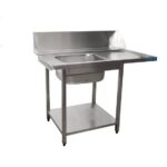 SARO Zulauftisch Spülmaschine links 1 Becken 1200mm