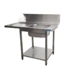 SARO Zulauftisch Spülmaschine rechts 1 Becken 1200mm