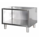 Maxima Gastro Heavy Duty Arbeitsschrank - Doppeleinheit - 70 cm Tief - Offen