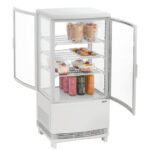 Bartscher Mini-Kühlvitrine 75L2T weiß – Bild 2