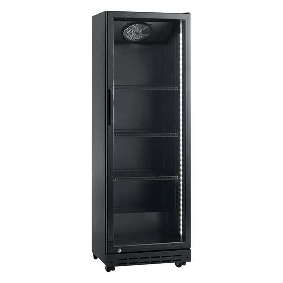 70031-SD181BE.jpg Tefcold Flaschenkühlschrank SD181BE, Schwarz, EEK D – Bild 1