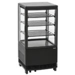 Bartscher Mini-Kühlvitrine 64L2T schwarz – Bild 9