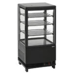 Bartscher Mini-Kühlvitrine 64L2T schwarz – Bild 10