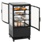 Bartscher Mini-Kühlvitrine 64L2T schwarz – Bild 2