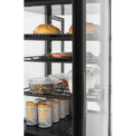 Bartscher Mini-Kühlvitrine 64L2T schwarz – Bild 3