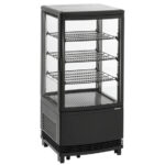 Bartscher Mini-Kühlvitrine 75L2T schwarz – Bild 10