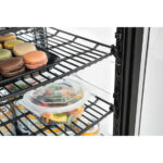 Bartscher Mini-Kühlvitrine 75L2T schwarz – Bild 6