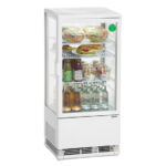 Bartscher Mini-Kühlvitrine 78L, weiß