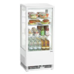 Bartscher Mini-Kühlvitrine 78L, weiß – Bild 2
