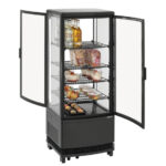Bartscher Mini-Kühlvitrine 98L2T schwarz