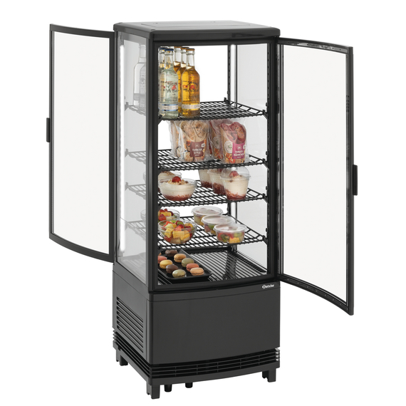 700698_2.jpg Bartscher Mini-Kühlvitrine 98L2T schwarz – Bild 1