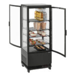 Bartscher Mini-Kühlvitrine 98L2T schwarz – Bild 2