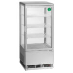 Bartscher Mini-Kühlvitrine 78L, silber – Bild 4