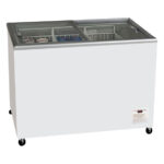 Elcold Speiseeisvitrine NOVA35-NT-v3-mit elektronischen Regler, Weiß, EEK C
