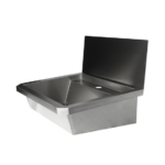 Combisteel Edelstahl Waschbecken 1 Ablasshahn 600mm Ablaufstopfen Und Schutzwand Inklusive, Exklusiv Hahn – Bild 2