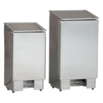 Combisteel Mülleimer mit Fußpedal 90L – Bild 2