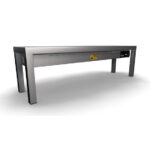 Combisteel Aufsatzbord Keramisch Beheizt 1 Stufig 1200 3 Heizelemente 250W – Breite 1200 – Art.-Nr.: 7020.0705 – Bild 2