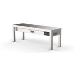 Combisteel Aufsatzbord Keramisch Beheizt 1 Stufig 1400 4 Heizelemente 250W – Breite 1400 – Art.-Nr.: 7020.0710