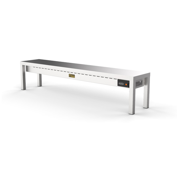7020_0715-12075.jpg Combisteel Aufsatzbord Keramisch Beheizt 1 Stufig 1600 4 Heizelemente 250W – Breite 1600 – Art.-Nr.: 7020.0715 – Bild 1