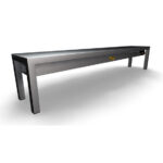 Combisteel Aufsatzbord Keramisch Beheizt 1 Stufig 1800 5 Heizelemente 250W – Breite 1800 – Art.-Nr.: 7020.0720 – Bild 2