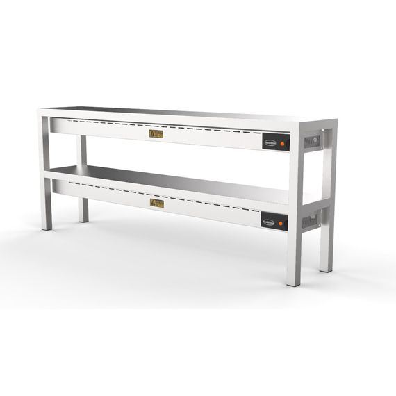 7020_0745-12077.jpg Combisteel Aufsatzbord Keramisch Beheizt 2 Stufig 1600 8 Heizelemente 250W – Breite 1600 – Art.-Nr.: 7020.0745 – Bild 1