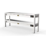 Combisteel Aufsatzbord Keramisch Beheizt 2 Stufig 2000 12 Heizelemente 250W – Breite 2000 – Art.-Nr.: 7020.0755