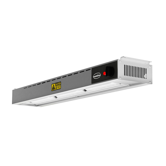 7020_0800-10756.jpg Combisteel Wärmhaltestrahler Keramisch 1000 - 3 Heizelemente 250W – Bild 1