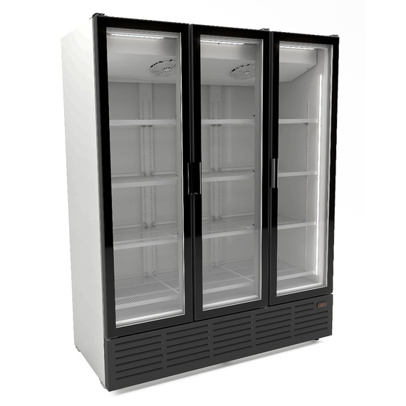 7072_1015.jpg Combisteel Kühlschrank 3 Glastüren - Weiss 9002 – Bild 1