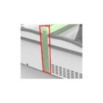 Combisteel Tiefkühltruhe Verbindung Seite Weiß für Insel Ohne Kopf Element
