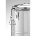 Hendi Isolierter tragbarer Behälter, Kitchen Line, 19L, Silber, ⌀350x(H)400mm – Bild 5