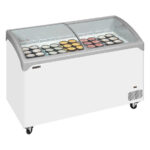 Tefcold Eiscreme-Gefriertruhen NIC402SCEB, Weiß, EEK D – Bild 2
