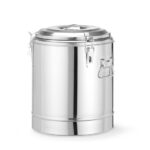Hendi Isolierter tragbarer Behälter, Kitchen Line, 23L, Silber, ⌀350x(H)440mm – Bild 2